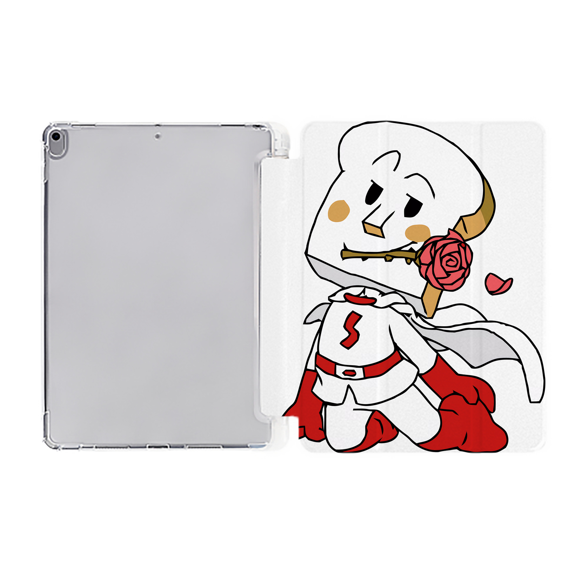 （画像用） アンパンマン Anpanman IPad ケース ペン収納付き 三つ折りスタンド PUレザー×シリコン 対応機種9.5/10.5/10.9インチ